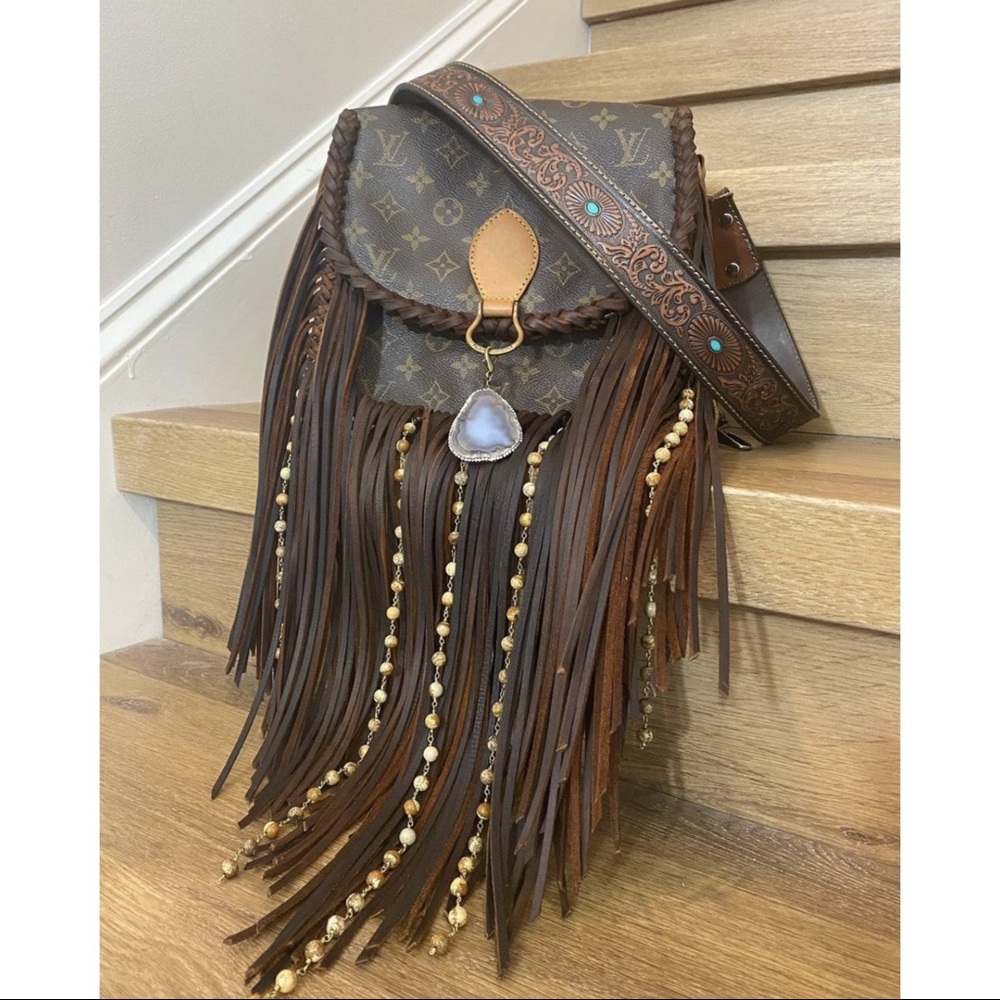 Boho Fringe Louis Vuitton Crossbody